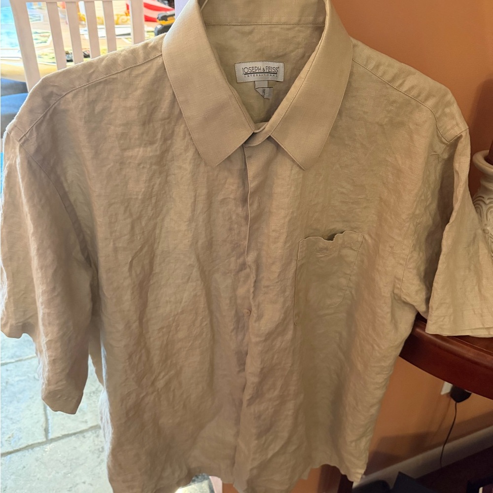 Mens XL Shirt Short Sleeve Button Down Lot Of 2 Casual Outdoor Office Work